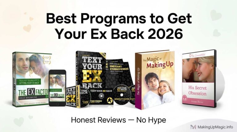 Best programs to get your ex back in 2026 — honest comparison by Robert Martin Lees at MakingUpMagic.info