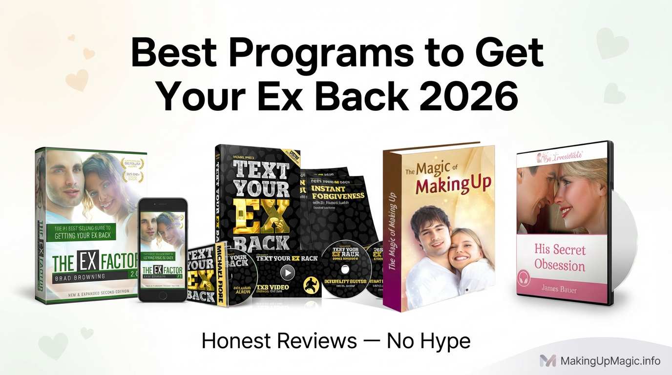 Best programs to get your ex back in 2026 — honest comparison by Robert Martin Lees at MakingUpMagic.info