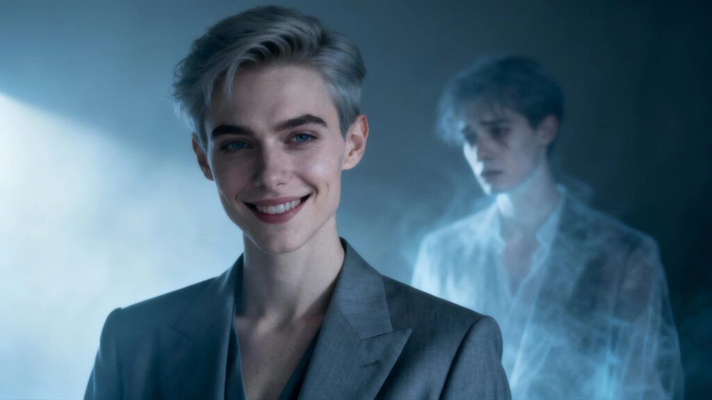 A person in the foreground is confident while their partner in the background appears faded and distant, symbolizing a loss of attraction.